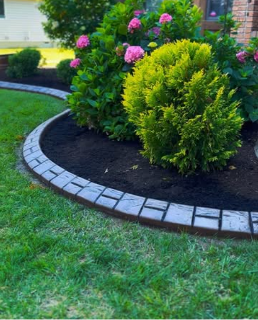 Decorative curbing project